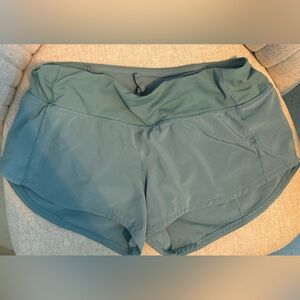 Women's Green Athletic Shorts